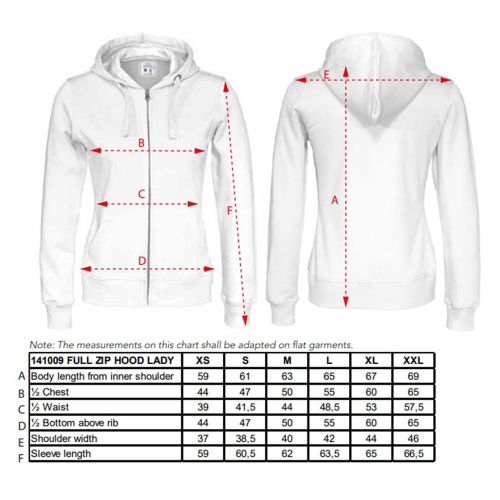Zipped hoodie | Ladies - Image 19